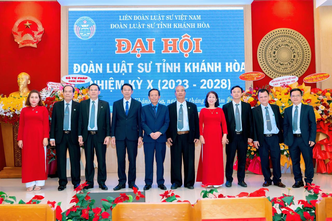 Kết quả Đại hội Đoàn Luật sư tỉnh Khánh Hòa nhiệm kỳ X (2023-2028) 12 BCN HDKTKL23