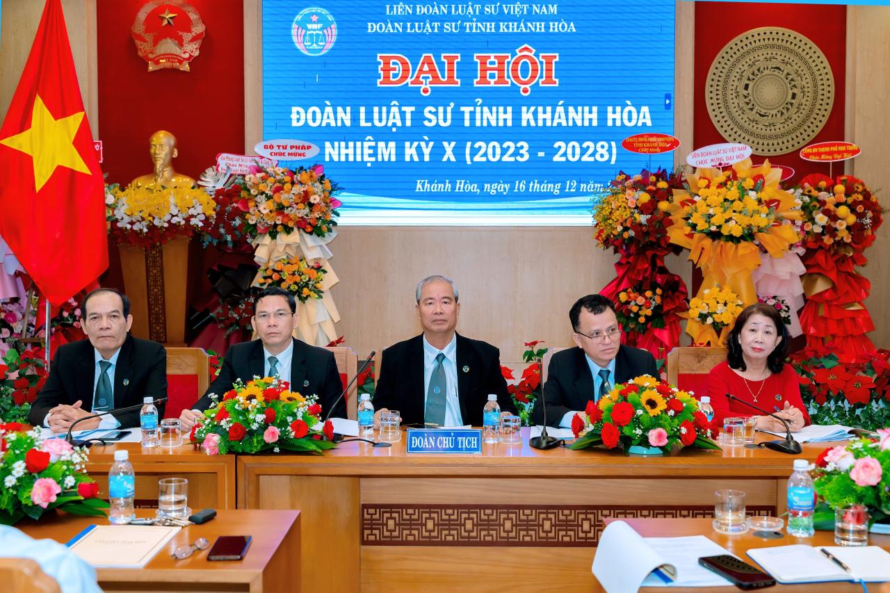Kết quả Đại hội Đoàn Luật sư tỉnh Khánh Hòa nhiệm kỳ X (2023-2028) 16 DOANCHUTICHDAIHOI