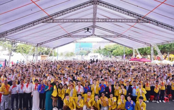 Ngày hội 'Tiến bước lên Đoàn' của học sinh cả nước- Ảnh 1.