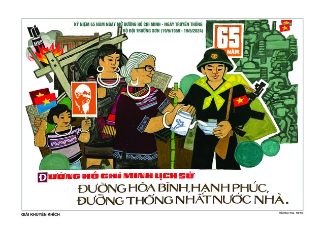 Trao giải cuộc thi Sáng tác Tranh cổ động về Chiến thắng Điện Biên Phủ và đường Hồ Chí Minh- Ảnh 6.