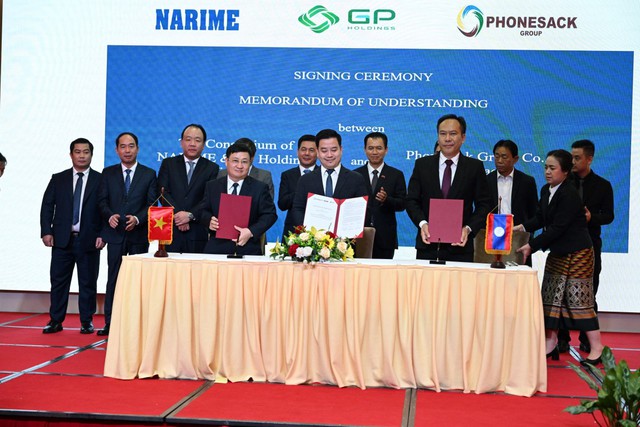Ký kết mới Hiệp định Thương mại Việt Nam - Lào- Ảnh 3.