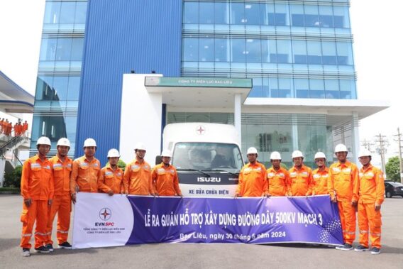 Hơn 350 công nhân điện lực miền Nam ra quân tăng cường cho dự án đường dây 500 kV mạch 3- Ảnh 1.