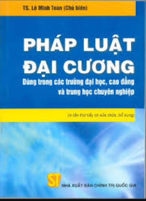 Phap Luat Dai Cuong Le Minh Toan 1