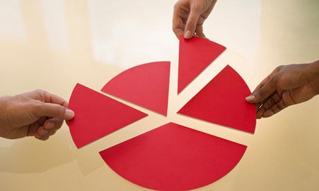 Dividing pie chart 010