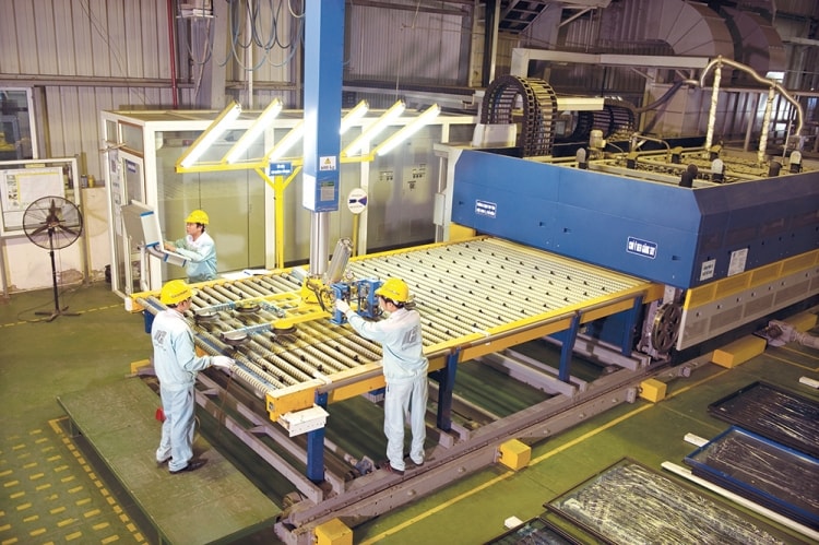Cảnh quan nhà máy sản xuất của Eurowindow